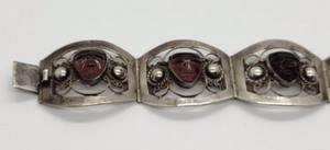 Sterling Silver and Stone Bracelet