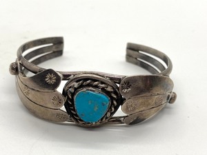 Silver and Turquoise Cuff Bracelet