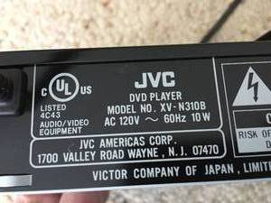 lot 233 image: JVC DVD Player