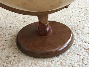 lot 299 image: Replogle Globe w Hardwood Wooden Base