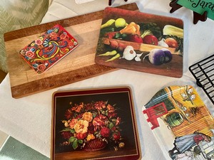 lot 197 image: Trays, Trivets & More