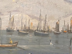 lot 10 image: Framed Art by Conrad Selmyhr (1877-1944-Norwegian Artist)