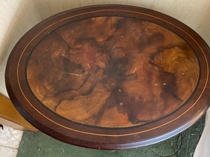 lot 12 image: Antique Accent Table- Cottage Style