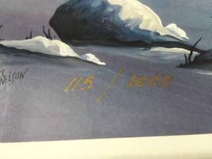 lot 339 image: Lyle Nelson Framed Print