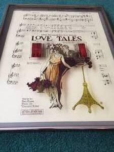 lot 341 image: Love Tales Framed PrintArt