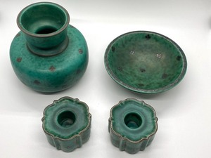 lot 54 image: Four Pieces of Gustavsberg Pottery
