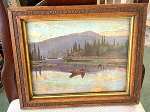 lot 47 image: Antique Framed Print