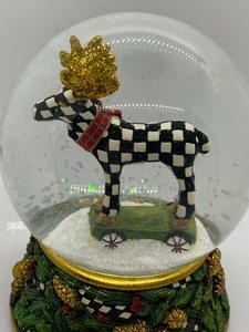 lot 69 image: Mackenzie Childs Musical Snow Globe