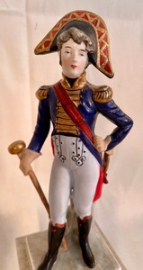 lot 397 image: Porcelain Figurines Frank Tambour 1806 and Russ Rosaken 1830