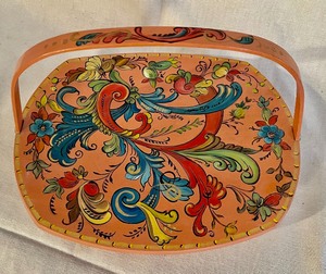 lot 402 image: Romaling Decorative Handled Tray