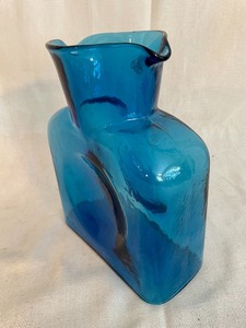 lot 106 image: Blenko Handcrafted PitcherDouble Spout