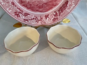 lot 119 image: Johnson Bros. Historic America Clipper Ship Platter and 2 Bowls