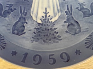 lot 115 image: 1959 Royal Copenhagen of Denmark Hans H. Hansen Plate
