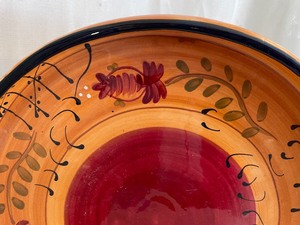 lot 110 image: Romance by Nanette Vacher for the Ambiance Collection Bowl and Plater Set