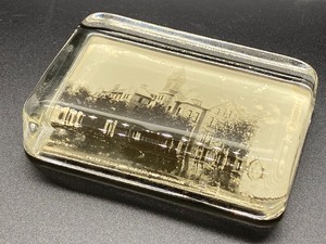 lot 414 image: Vintage Glass Paperweight Lutheran Normal School
