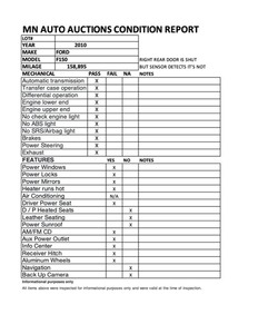 2010 Ford F150 XLT Crew Cab 4X4