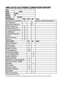 2005 Scion tC Base - 2 Owners - 5 Speed Manual