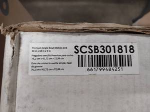 lot 114 image: Home Depot Sink, SCSB301818...
