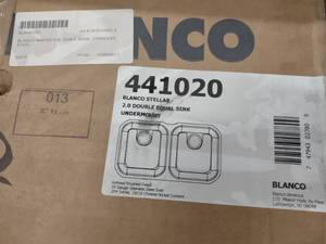 lot 113 image: Blanco Sink, 441020...