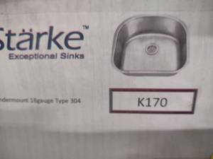 lot 119 image: Starke Sink, K-170...