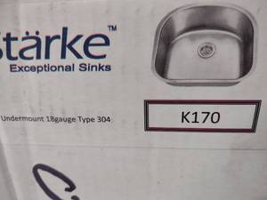 lot 122 image: Starke Sink, K-170...