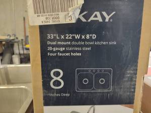 lot 183 image: Elkay Sink, 970233...