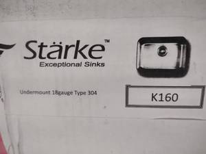lot 186 image: Starke Sink, K160...
