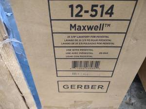 lot 230 image: Gerber 12-514 Lavatory For Pedestal...