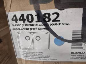 lot 239 image: Blanco Sink, 440182...
