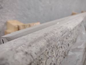 lot 9 image: Quartz Slab, Approx. 65x127, Silver...