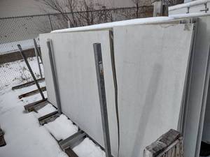 lot 75 image: (2) Quartz Slabs, Cracked, Approx. ...