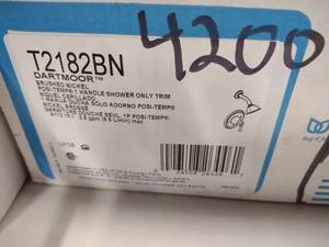 lot 407 image: Moen Shower Trim, T2182BN Dartmoor...