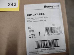 lot 342 image: Honeywell True Zone Damper, ZD12X14...