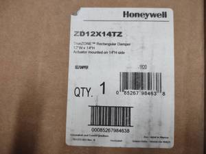 lot 345 image: Honeywell True Zone Damper, ZD12X14...