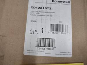 lot 350 image: Honeywell True Zone Damper, ZD12X16...