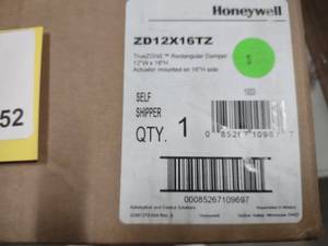 lot 352 image: Honeywell True Zone Damper, ZD12X16...