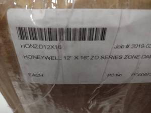 lot 359 image: Honeywell True Zone Damper, ZD12X16...