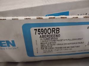 lot 370 image: Moen Faucet, 7590ORB Aberdeen...
