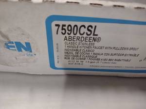lot 372 image: Moen Faucet, 7590OCSL Aberdeen...