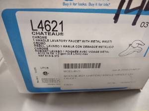 lot 390 image: Moen Faucet, L4621 Chateau...