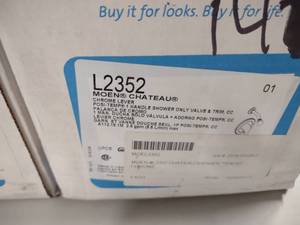 lot 398 image: Moen L2352 Chateau Shower Valve & T...