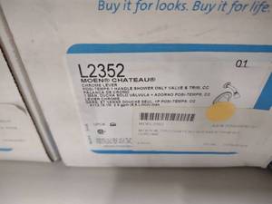 lot 400 image: Moen L2352 Chateau Shower Valve & T...