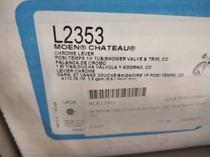 lot 402 image: Moen L2353 Chateau TubShower Valve...