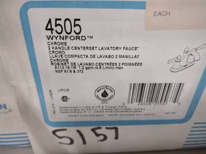 lot 404 image: Moen Faucet, 4505 Wynford...