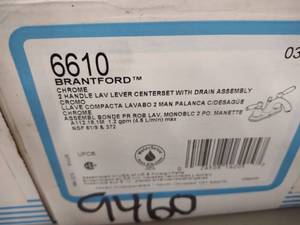 lot 409 image: Moen Faucet, 6610 Brantford...