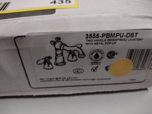 lot 435 image: Delta Faucet, 3555-PBMPU-DST...