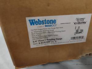 lot 450 image: Webstone 34 Flange Valve, H-81413...