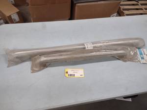 lot 461 image: (2) Stainless Steel Grab Bars, 24 ...