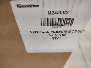 lot 462 image: Unico Vertical Plenum Module, M2430...