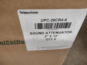 lot 464 image: (6) Unico 2 x 12 Sound Attenuator...